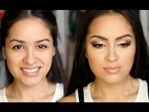 Eye Makeup For Small Eyelids Full Face Prom Makeup Look For Small Eyes Youtube