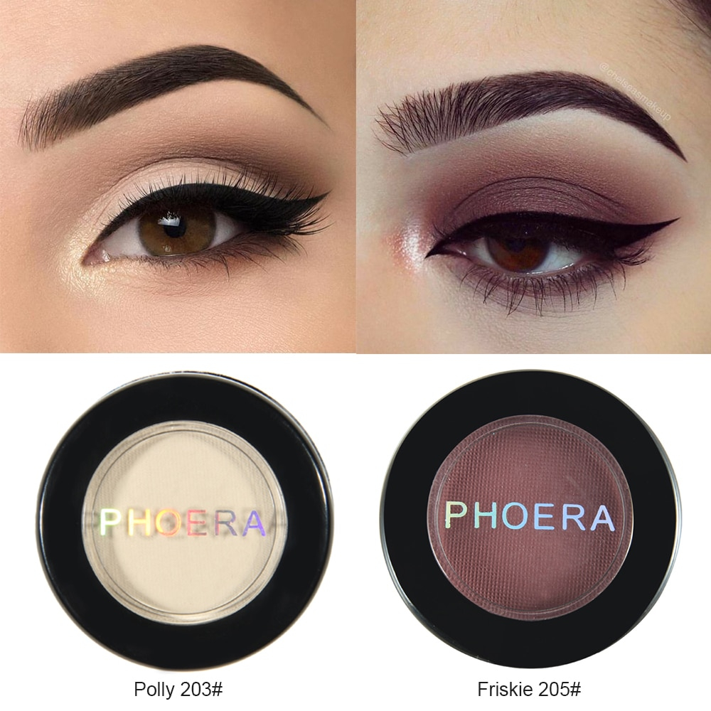 Eye Makeup Glitter Phoera 12 Colors Matte Eye Shadow Glitter Eyeshadow Powder