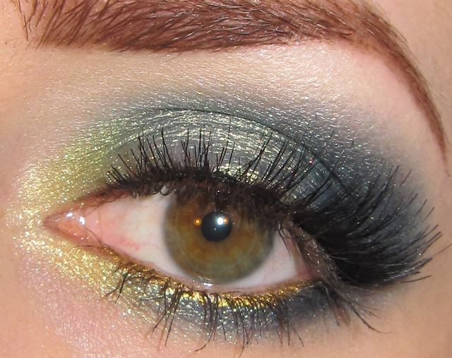 Eye Makeup Green And Gold Glitter Is My Crack Gold Green And Teal Eye Makeup Look