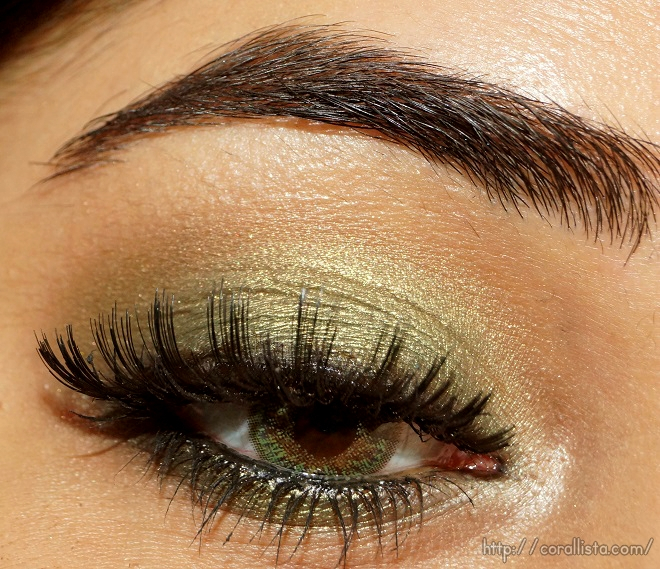 Eye Makeup Green And Gold Mac Gorgeous Gold Eye Shadow Review Corallista