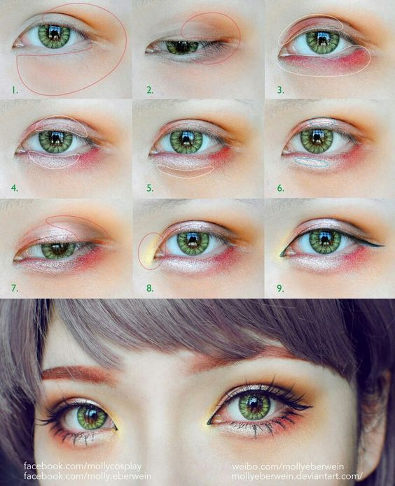Eye Makeup Korean Style 10 Favorite Japanese Korean Eye Makeup Tutorials From Pinterest