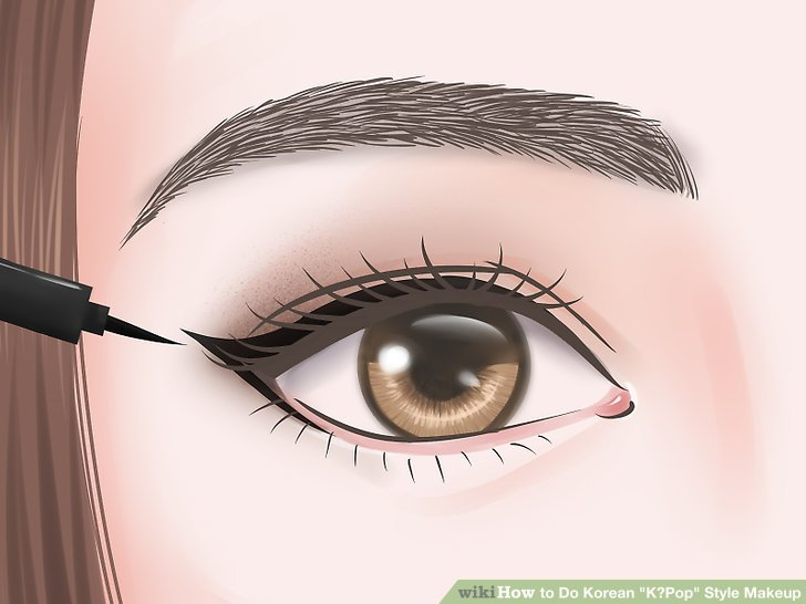 Eye Makeup Korean Style 4 Ways To Do Korean Kpop Style Makeup Wikihow