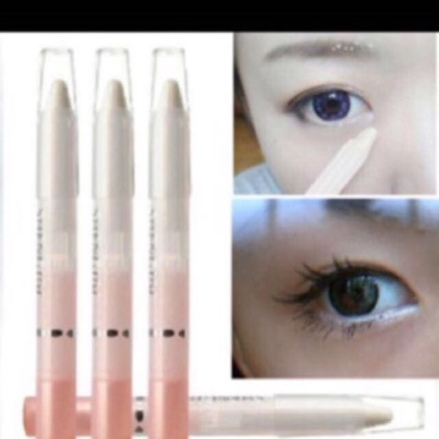 Eye Makeup Korean Style Korean Style Shimmer Stick Eye Shadow In White Health Beauty