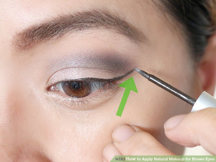 Eye Makeup On Brown Eyes How To Apply Natural Makeup For Brown Eyes 10 Steps