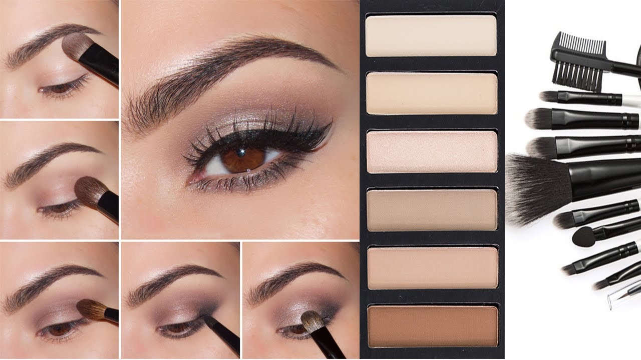 Eye Makeup Pics Step By Step Nude Eyeshadow Tutorial Step Step Neutral Eyeshadow Tutorial