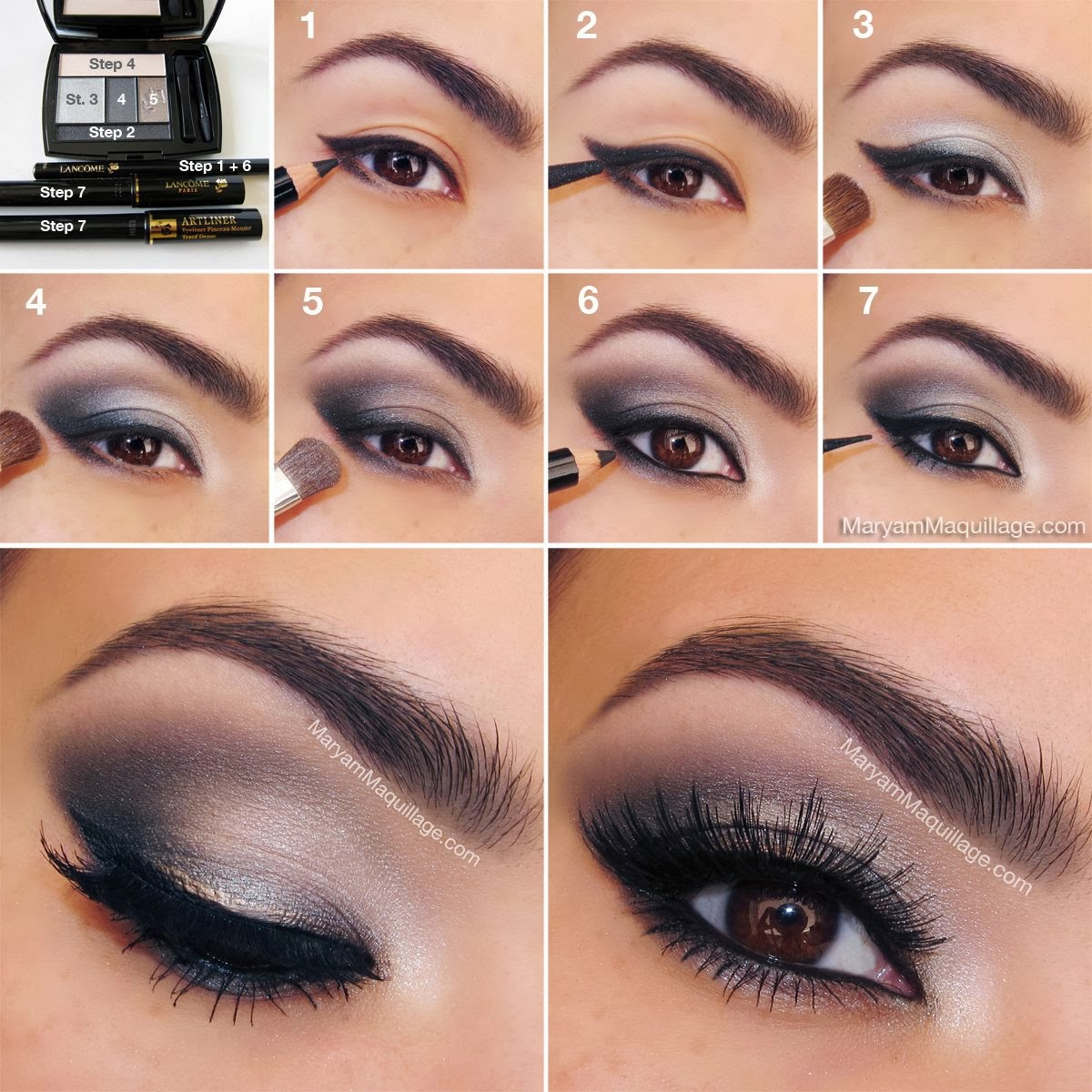 Eye Makeup Pics Step By Step Smokey Eye Makeup Tutorial Step Step Style Arena