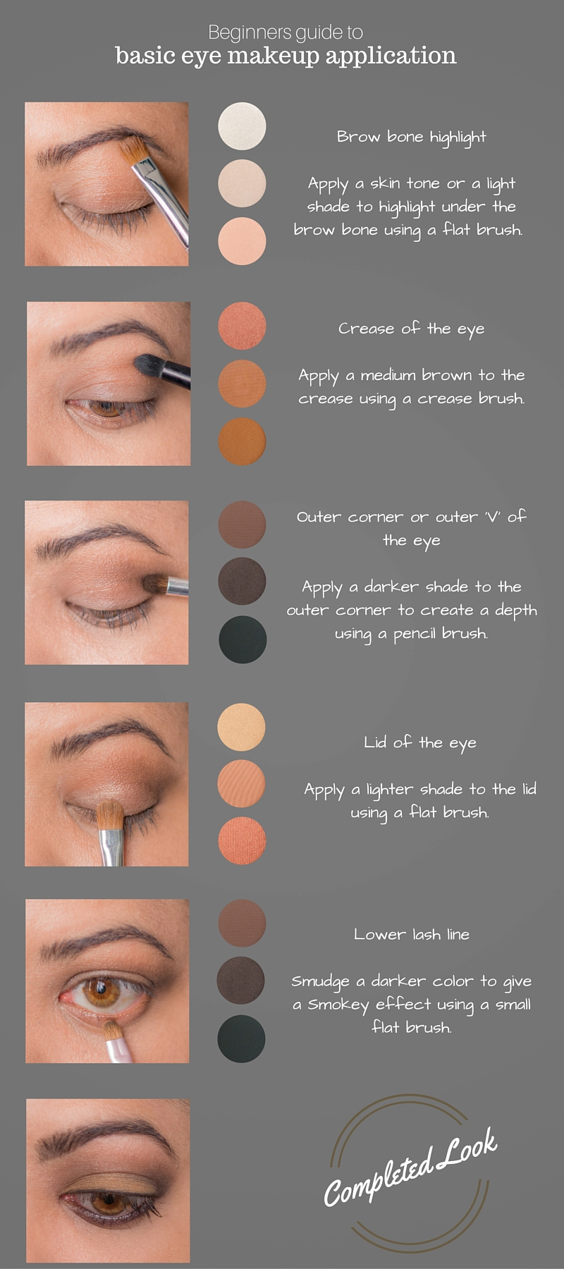 Eye Makeup Procedure Basic Eye Makeup Steps Beauty Charmaine