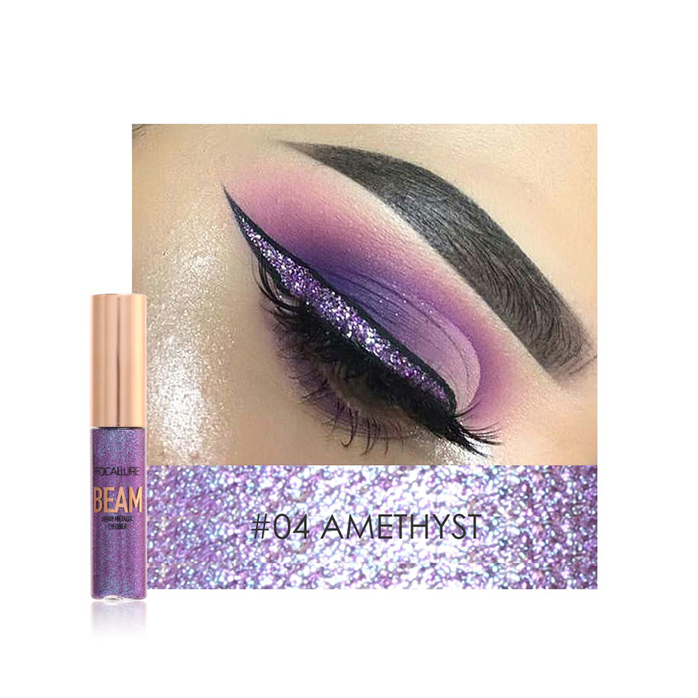 Eye Makeup Purple And Silver Focallure 8g Blue Gold Silver Makeup Waterproof Long Lasting Diamond