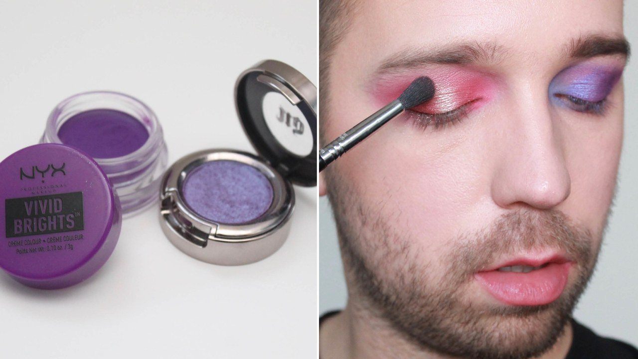 Eye Makeup Purple And Silver How To Make Powder Eye Shadow Look More Pigmented Mix It With Cream