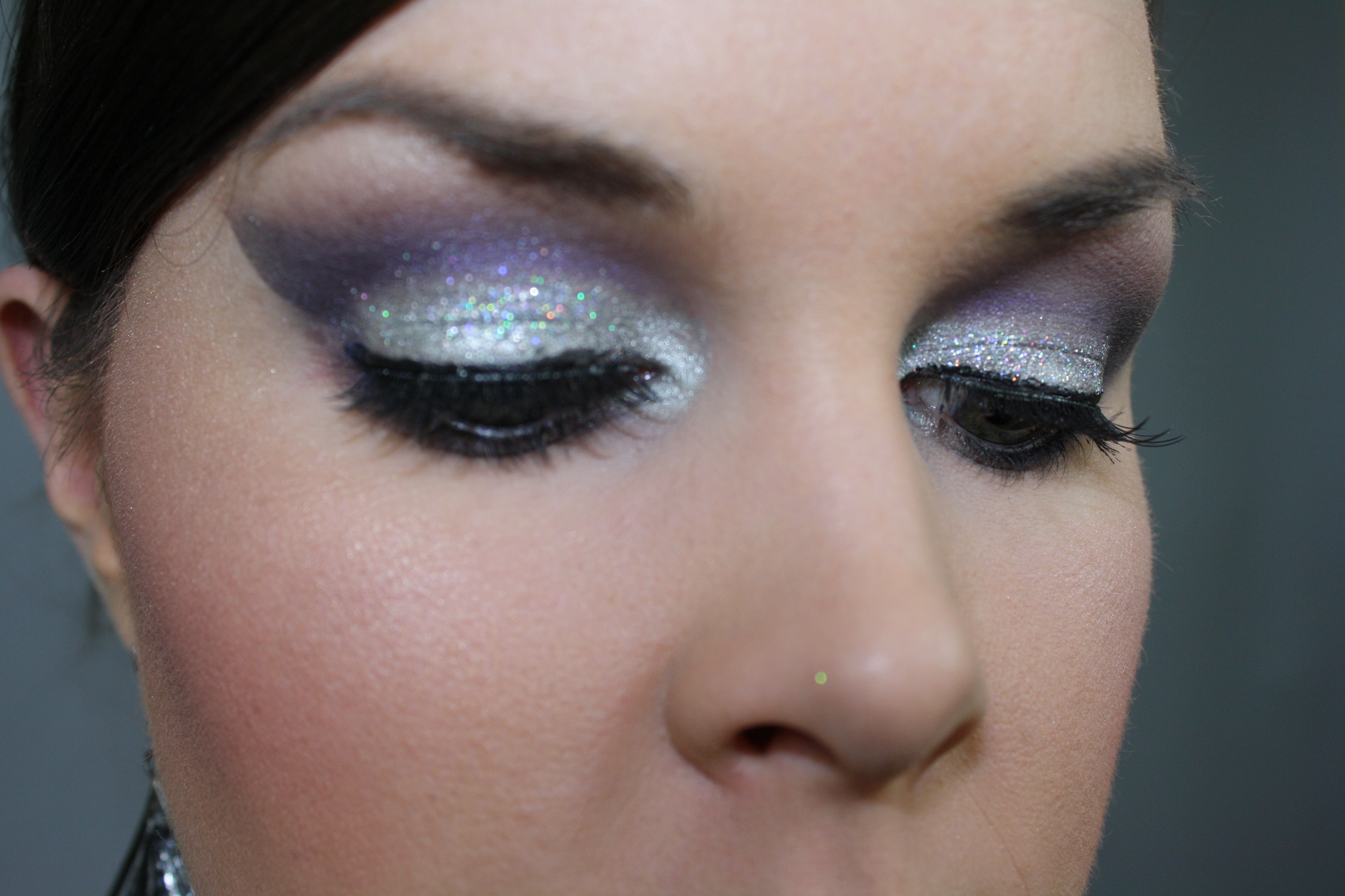 Eye Makeup Purple And Silver Silver And Purple Makeup Look