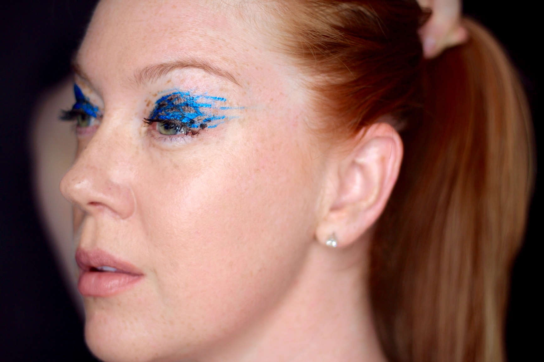 Eye Makeup Redheads Sorrynotsorry The Unapologetic Liquid Blue Eyeliner For Redheads