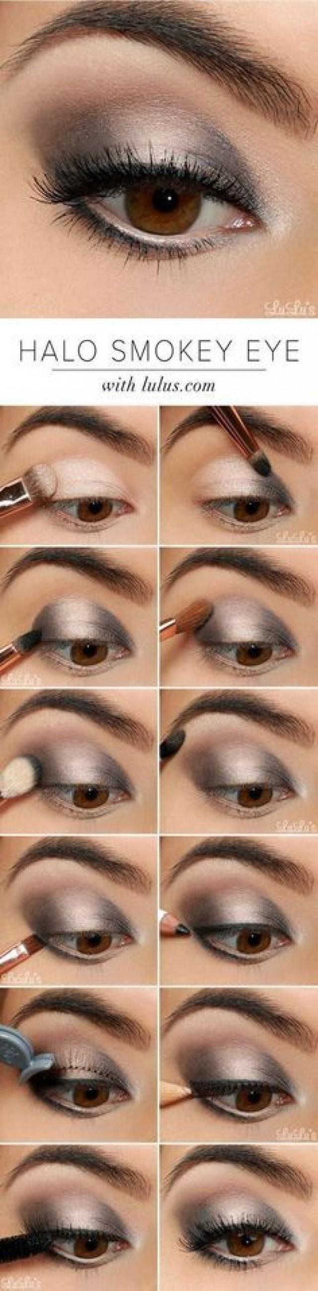 Eye Makeup Step By Step 10 Quick Easy Step Step Smokey Eye Makeup Tutorials 2818211