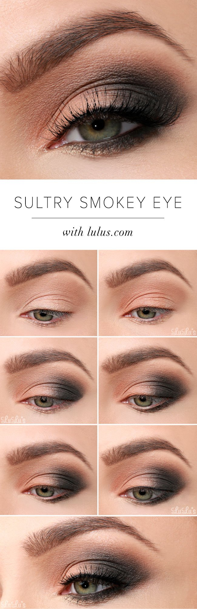 Eye Makeup Step By Step Instructions With Pictures 15 Smokey Eye Tutorials Step Step Guide To Perfect Hollywood Makeup