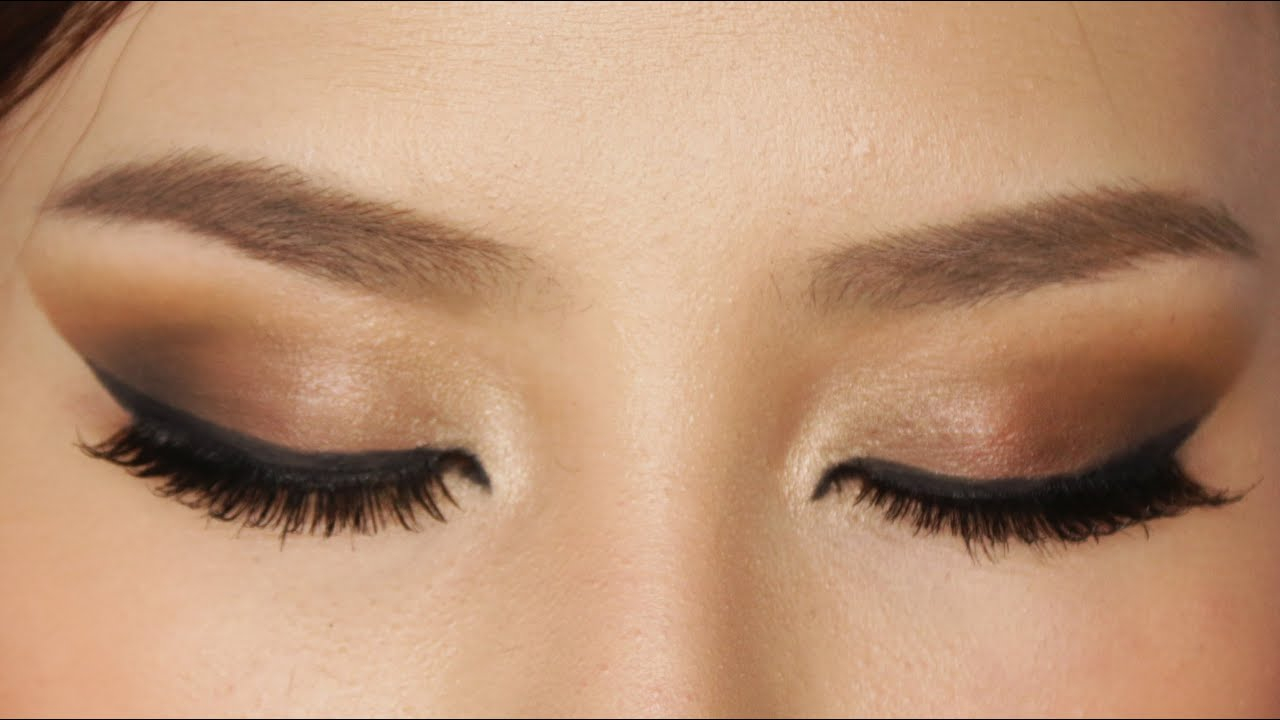 Eye Makeup Step By Step Instructions With Pictures Easy Brown Smokey Eye Makeup Tutorial Youtube