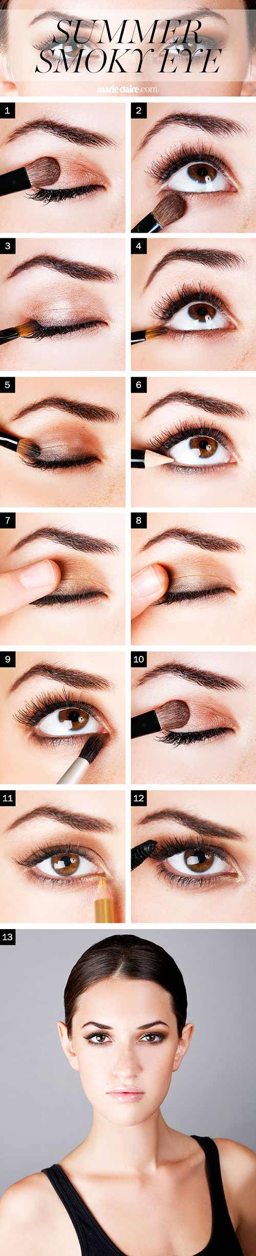 Eye Makeup Step By Step Instructions With Pictures How To Do Smokey Eye Makeup Top 10 Tutorial Pictures For 2019