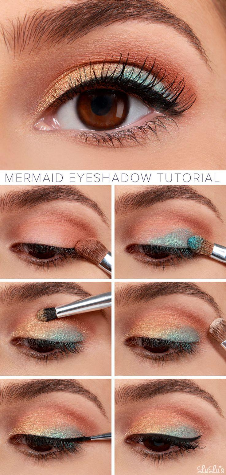 Eye Makeup Step By Step Instructions With Pictures Lulus How To Mermaid Eyeshadow Makeup Tutorial 2322281 Weddbook