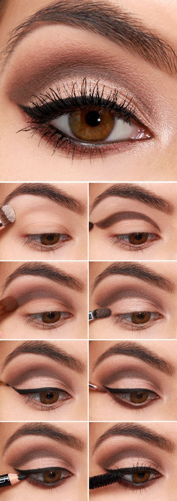 Eye Makeup Steps 32 Easy Step Step Eyeshadow Tutorials For Beginners Makeup