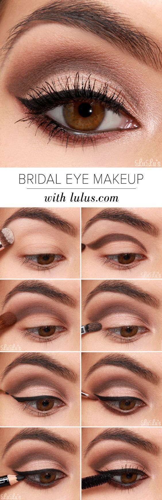 Eye Makeup Tips For Brown Eyes Bridal Eye Makeup Pinterest Makeup Eye
