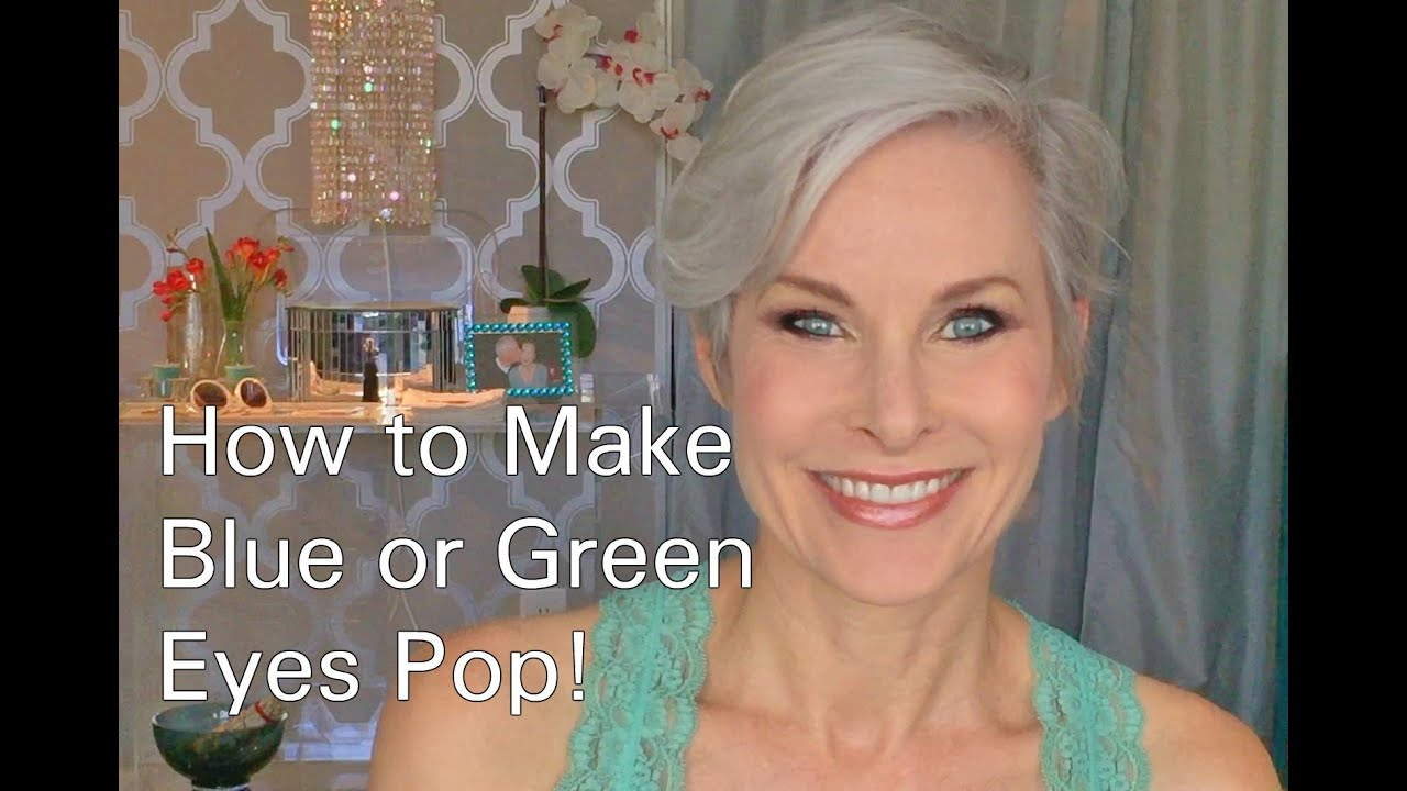 Eye Makeup Tips For Green Eyes And Brown Hair How To Do Eye Makeup To Make Blue Or Green Eyes Pop Youtube