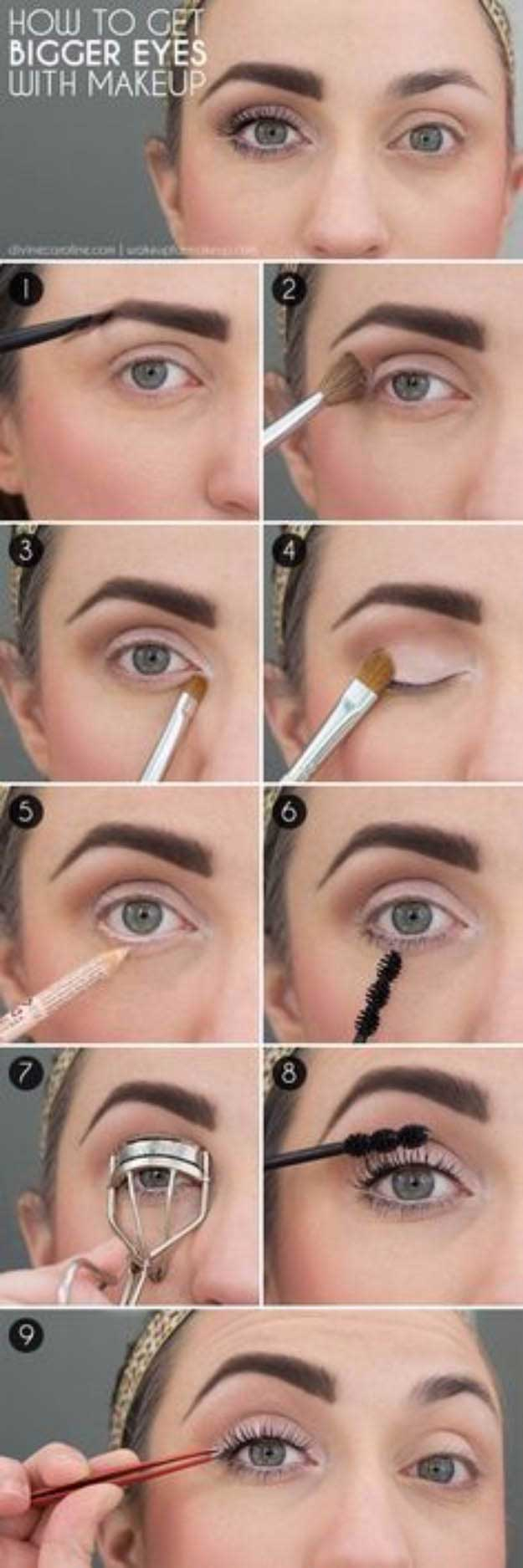 Eye Makeup Tips For Small Eyelids 34 Makeup Tutorials For Small Eyes The Goddess