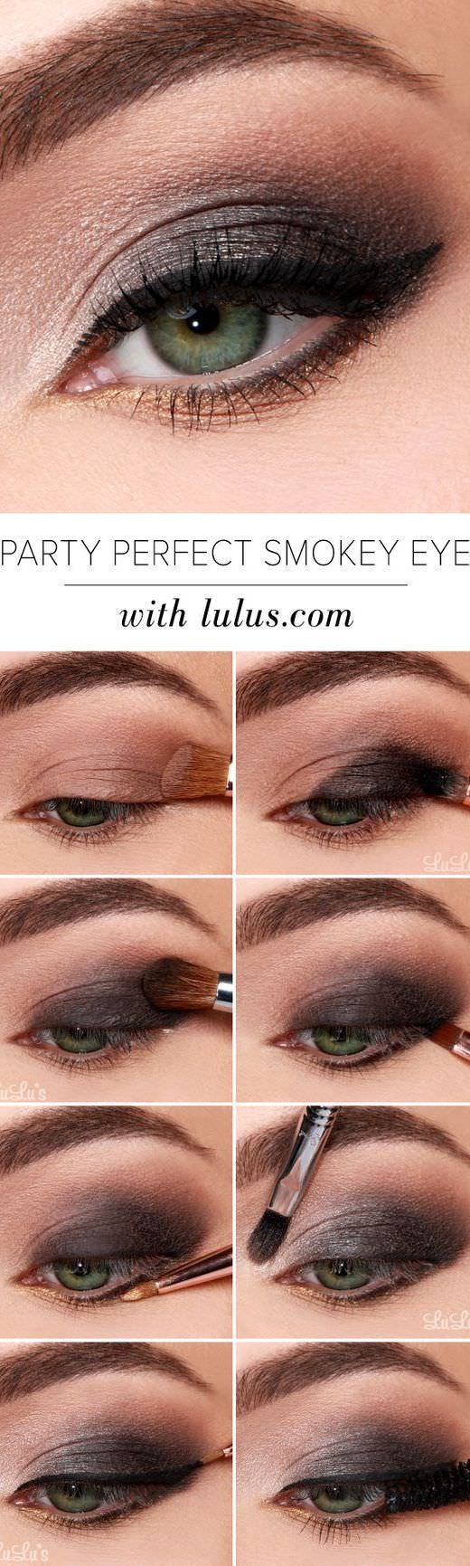 Eye Makeup Tutorial For Beginners 15 Step Step Smoky Eye Makeup Tutorials For Beginners Fashion Daily