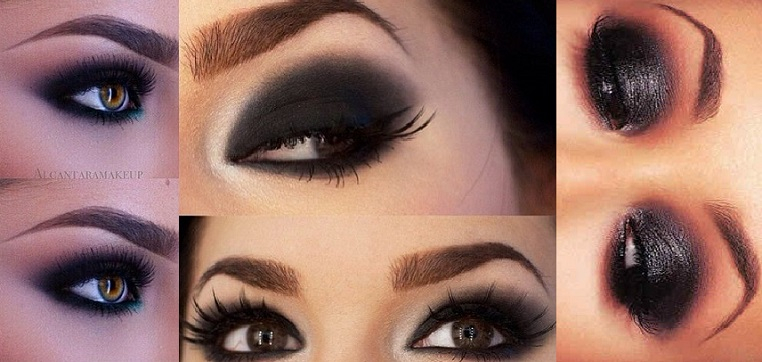 Eye Makeup Tutorial For Black Eyes Bold Beautiful Black Smokey Eyes Makeup Tutorial Step Step