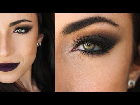 Eye Makeup Tutorial For Black Eyes Dark Vampy Makeup Tutorial Ft Urban Decay Naked 2