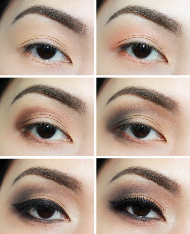 Eye Makeup Tutorial For Black Eyes Orange Smoky Eyes Makeup Tutorial Styles Weekly