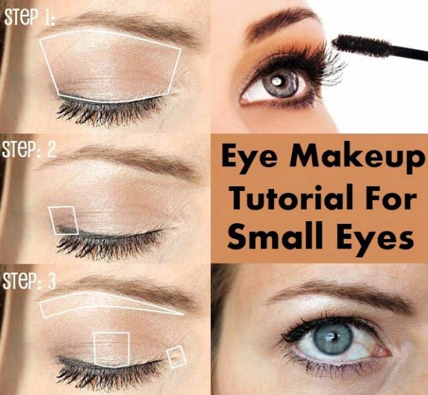 Eye Makeup Tutorial For Small Eyelids 34 Makeup Tutorials For Small Eyes The Goddess
