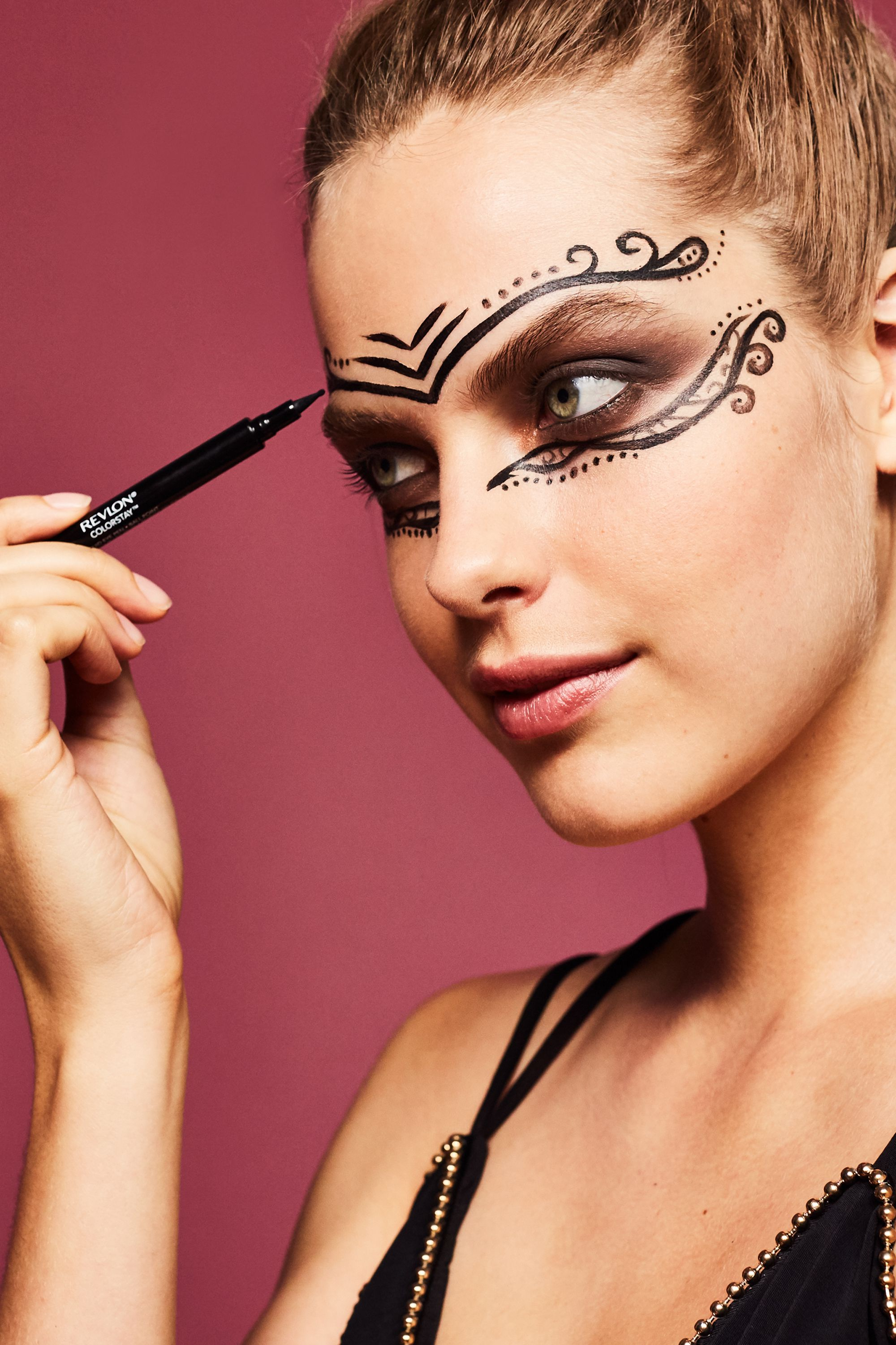 Eye Makeup Under Mask 3 Halloween Masks You Can Do With Makeup Diy Makeup Eye Masks For