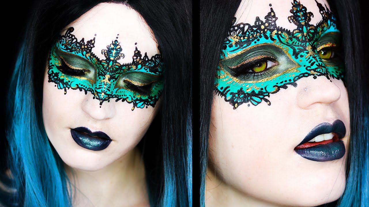 Eye Makeup Under Mask Masquerade Mask Makeup Tutorial Youtube