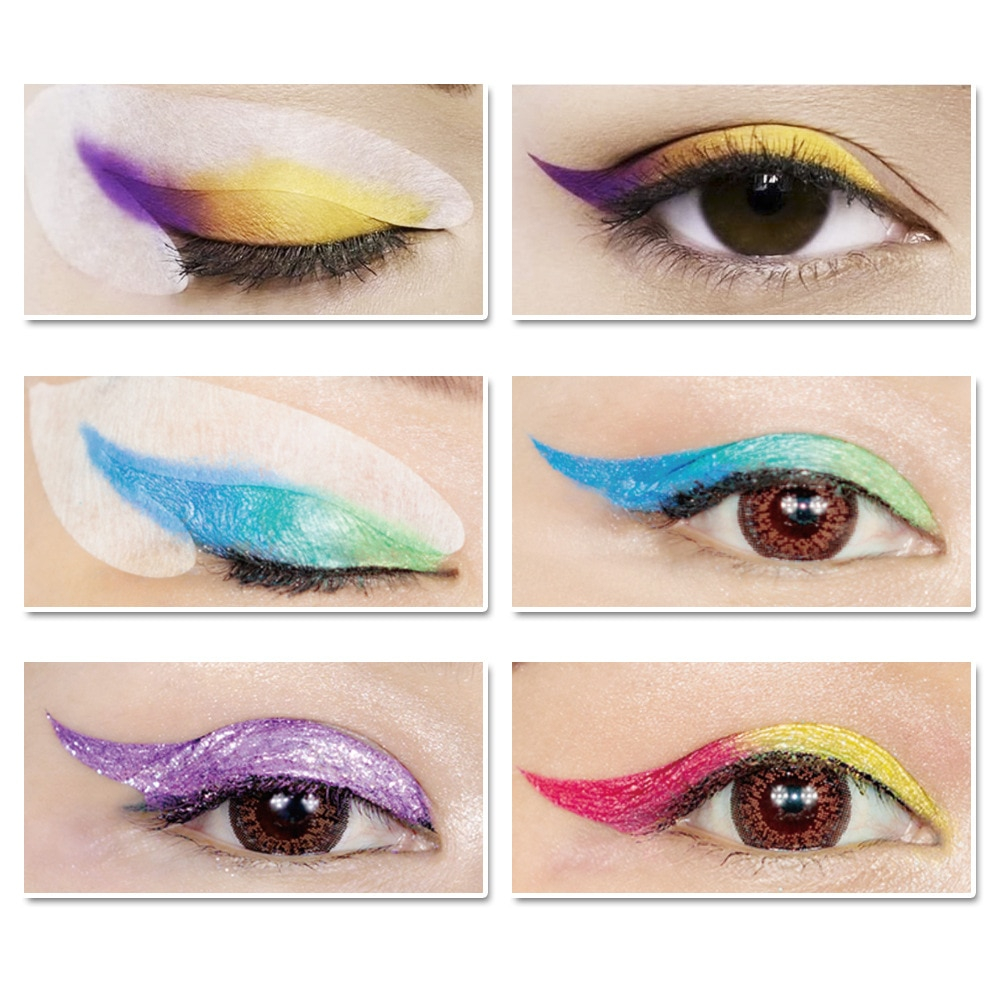 Eye Makeup Wings Fashion Wing Eye Shadow Stickers Auxiliary Sticker For Makeup