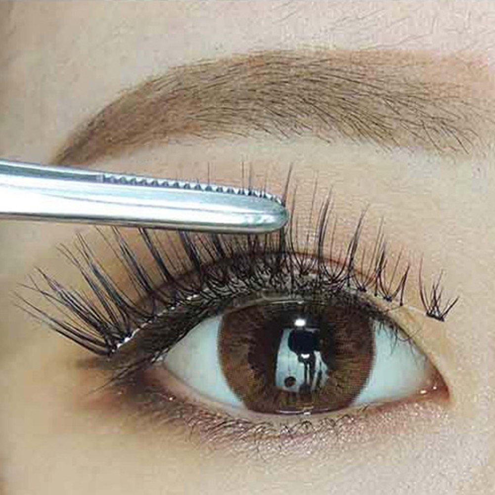 Eye Makeup With Fake Eyelashes 4pairs Natural Looking Sexy Fake Eyelashes Eye Makeup Long Cross