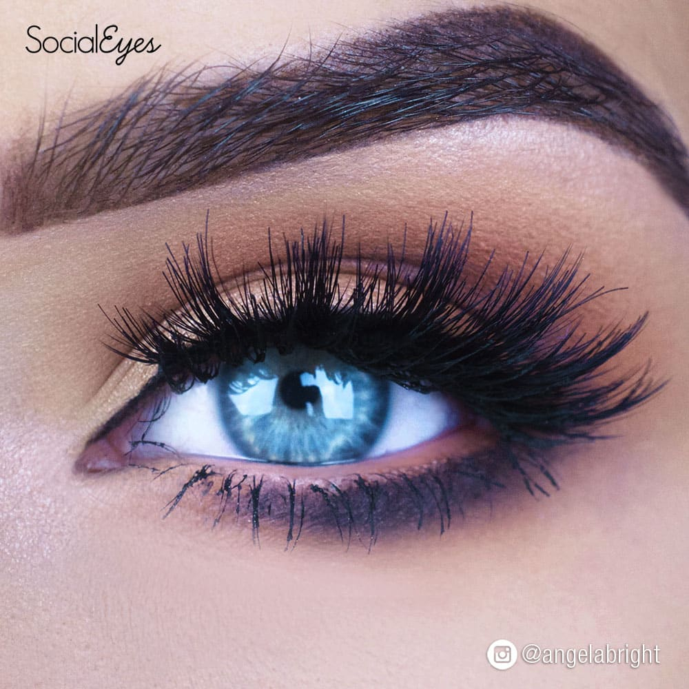 Eye Makeup With Fake Eyelashes Electra False Eyelashes Silver Series Socialeyes