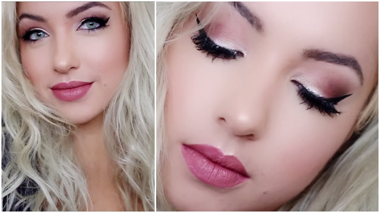 Eye Wing Makeup Tutorial Glam Cat Eye Wing For Blue Eyes Makeup Tutorial Youtube