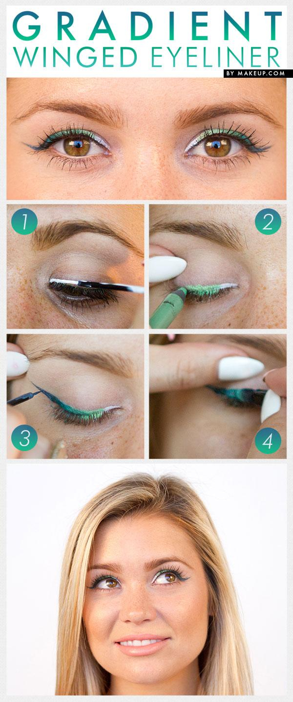 Eye Wing Makeup Tutorial Tuesday Tutorial Gradient Winged Eyeliner Weddbook