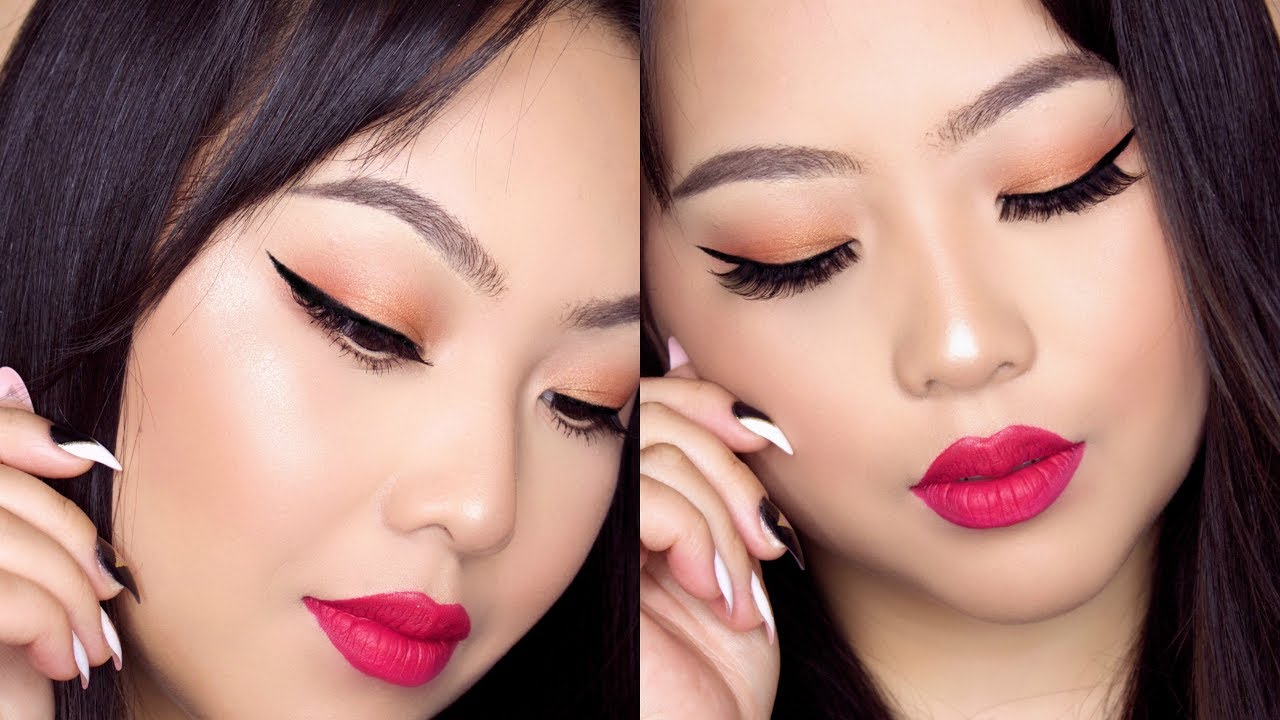 Eyeshadow Makeup For Asian Eyes Summer Mac Eye Makeup Tutorial Asian Hooded Eyes Youtube