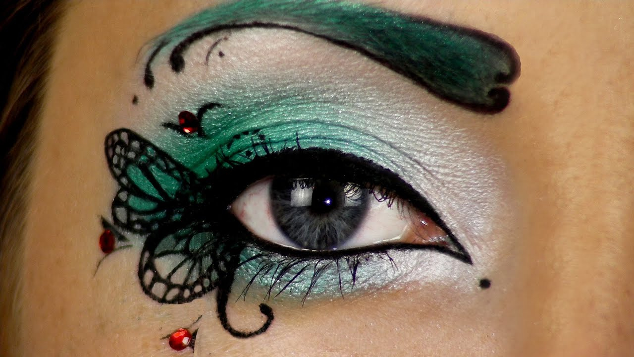 Fantasy Eye Makeup Butterfly Fantasy Makeup Tutorial Youtube