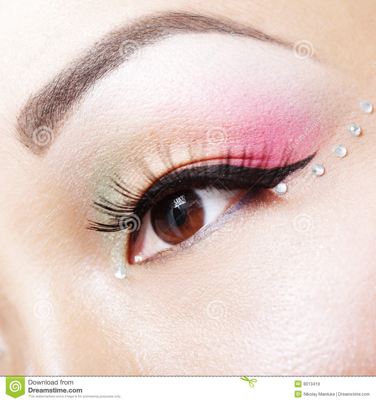 Fantasy Eye Makeup Fantasy Makeup Stock Image Image Of Colorful Complexion 8013419