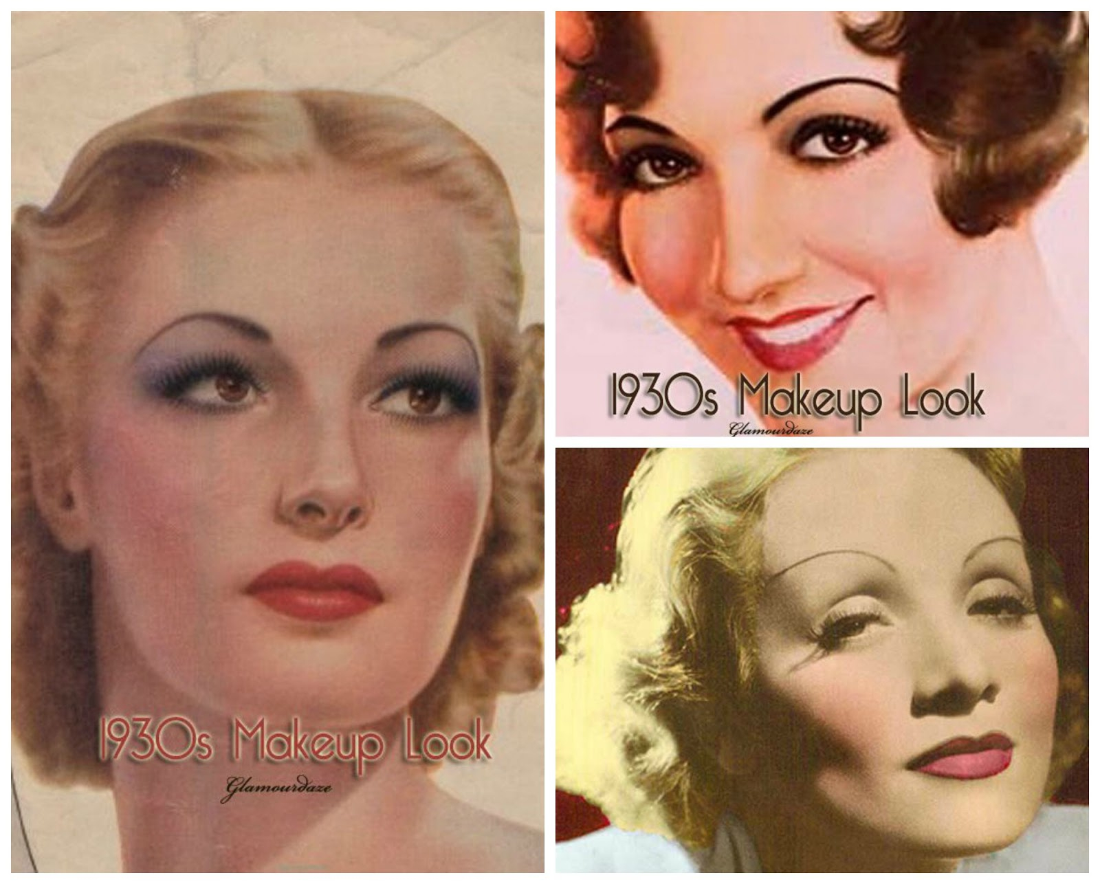 Feminine Eye Makeup Makeup Through The Decades 2 1930s Mummys Beauty Corner