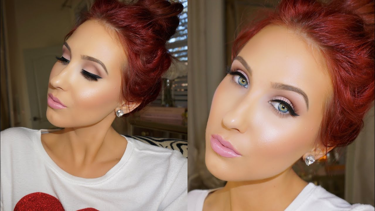 Feminine Eye Makeup Valentines Day Makeup Tutorial Feminine Glowing Jaclyn Hill