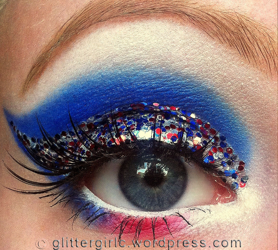 Fourth Of July Eye Makeup 4th Of July Look Glittergirlc