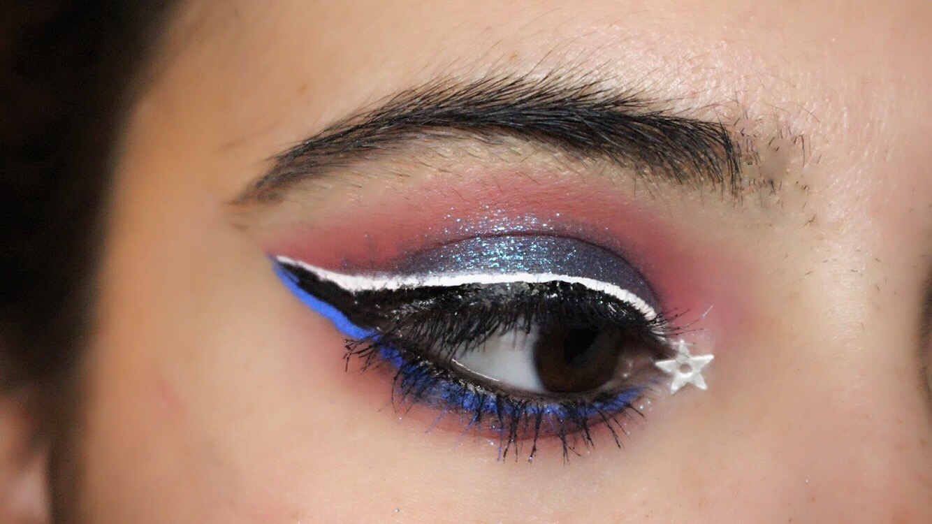 Fourth Of July Eye Makeup A Festive Eyeshadow Look For The 4th Of July Beauty Amateur Hour