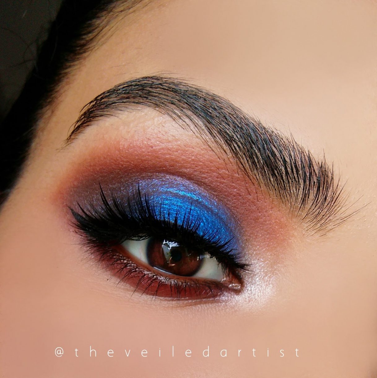 Fourth Of July Eye Makeup Fourth Of July Inspired Blue And Red Smokey Eyes Tutorialbeginner