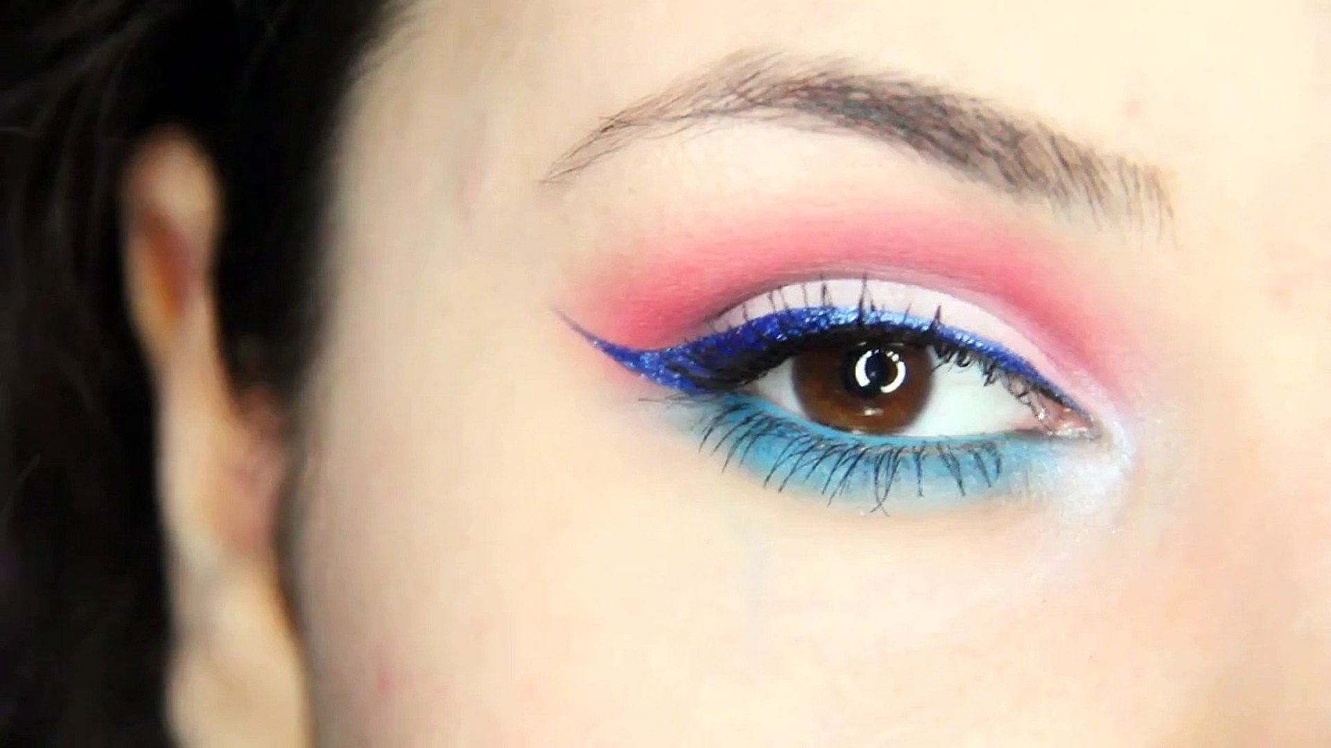 Fourth Of July Eye Makeup Red White And Blue Eye Makeup Tutorial 4th Of July Video