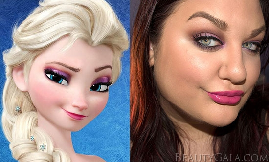 Frozen Eye Makeup Elsa Frozen Makeup Looktutorial