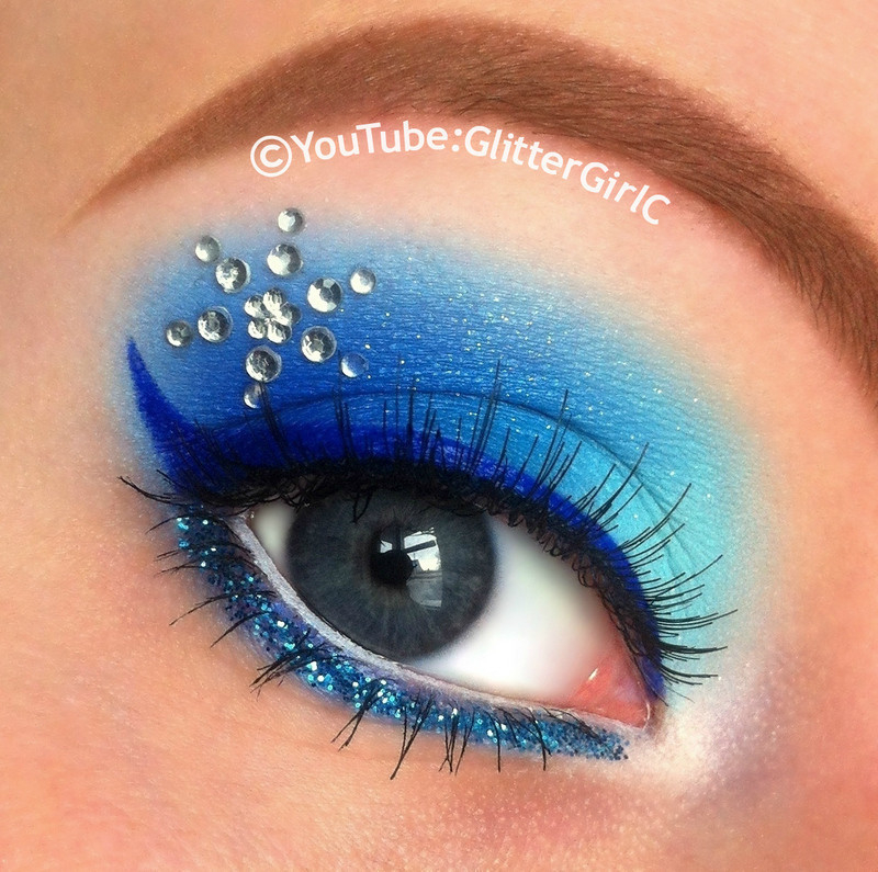 Frozen Eye Makeup Queen Elsa Inspired Look How To Create An Ombre Eye Makeover