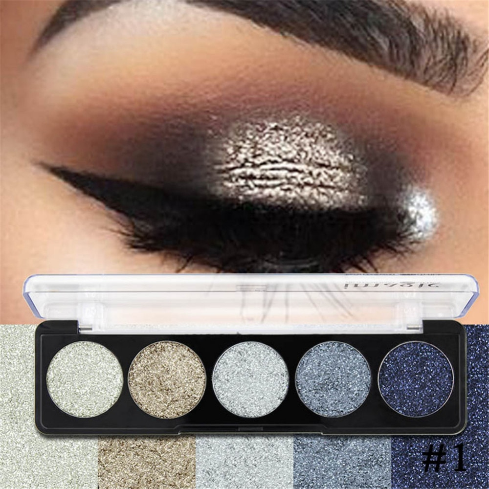 Glitter Eye Makeup 3 Colors Eye Shadow Palette Smokey Matte Eyeshadow Makeup Tool