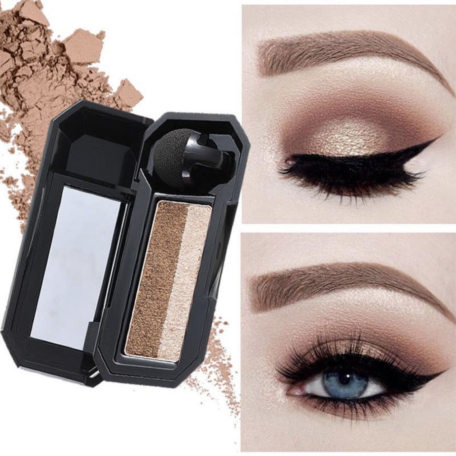 Glitter Eye Makeup Dual Color Eyeshadow Makeup Palette Perfect Glitter Eye Shadow Shade