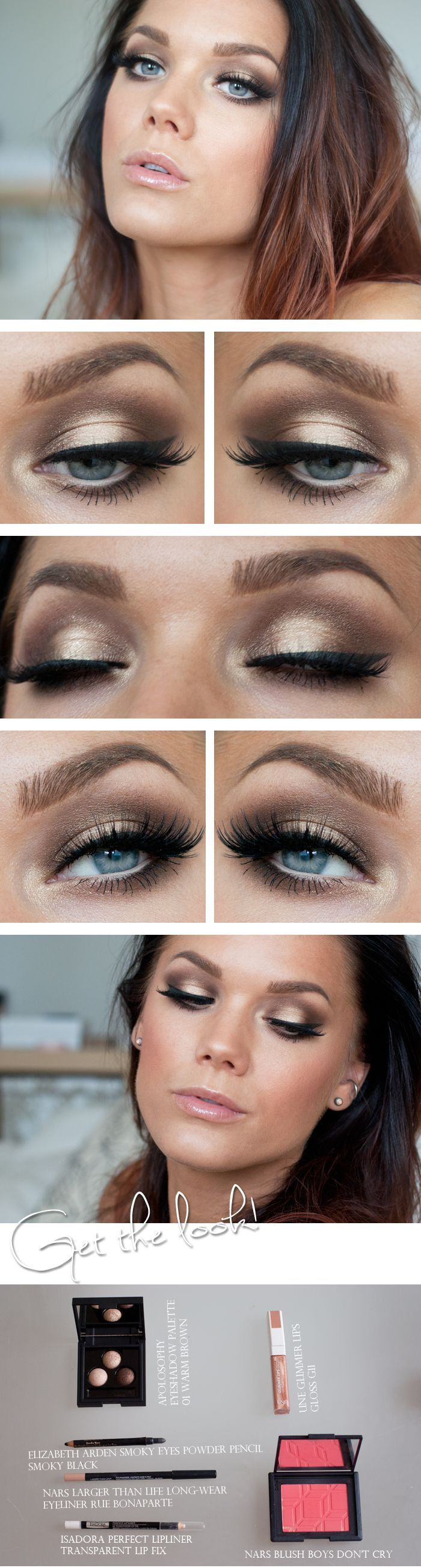 Gold And Black Eye Makeup 10 Gold Smoky Eye Tutorials For Fall Pretty Designs